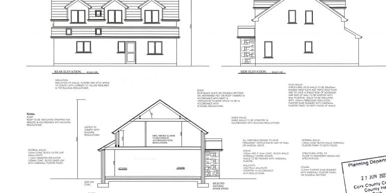 Elevations & Section 2023